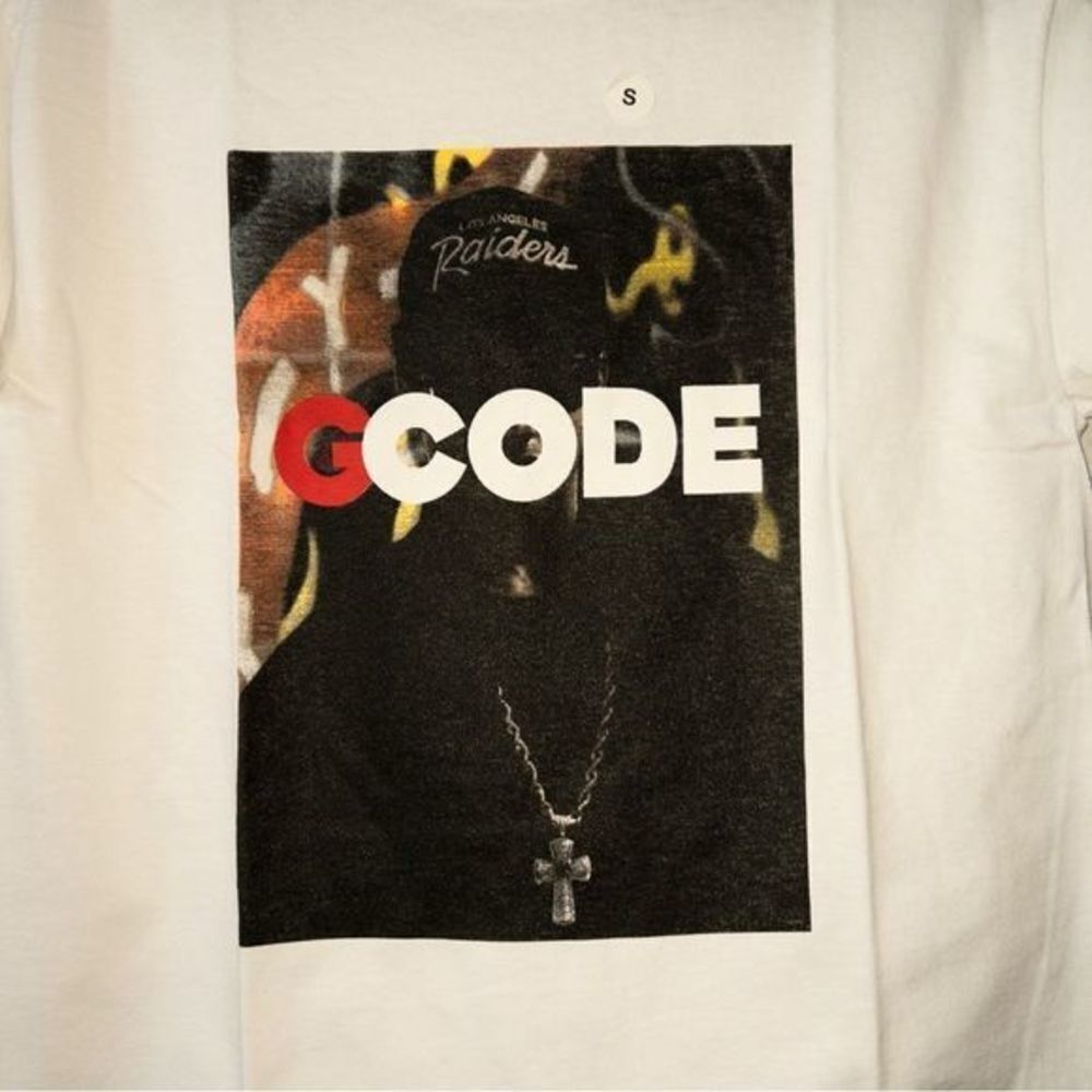 NIP Breezy Excursion White G Code Raiders T-Shirt Size‎ Small - Picture 2 of 4